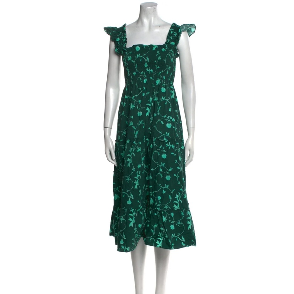 Hill House Floral Midi Length Dress
